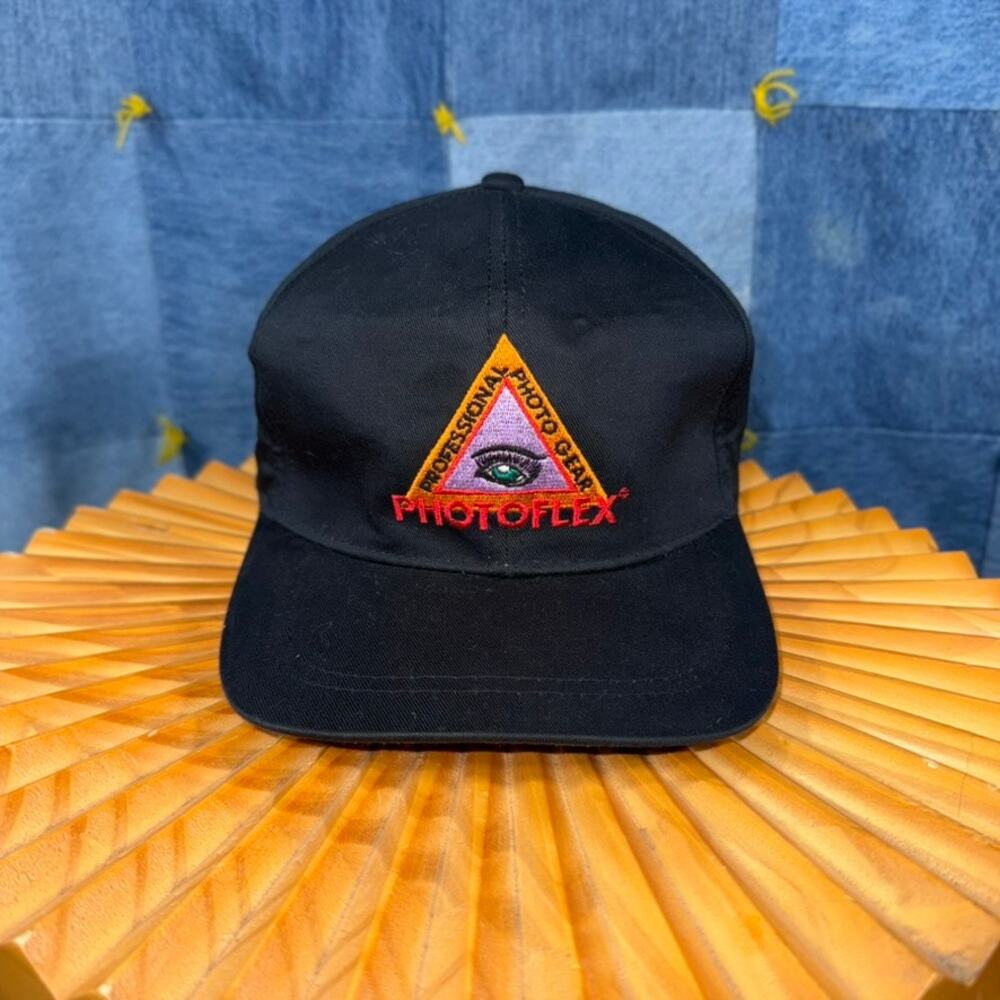 OSFA- Vintage Y2K photo flex gear eye logo 00s embroider hat